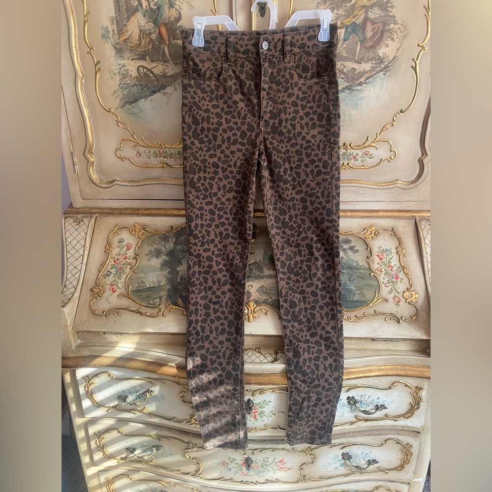 American Eagle Outfitters Leopard Print Pants